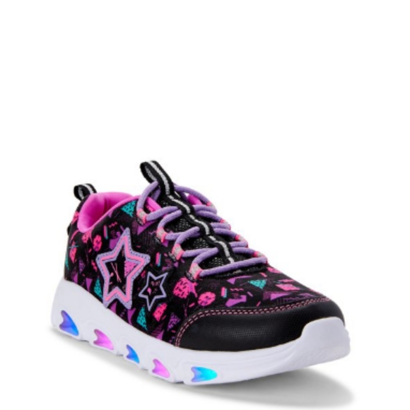 Athletic works star light-up sneakers size 4 - Picture 1 of 6